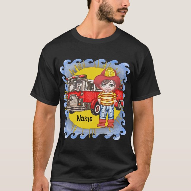 Camiseta para bomberos (Anverso)