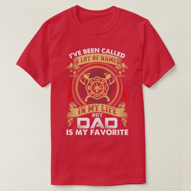 Camiseta para bomberos (Diseño del anverso)