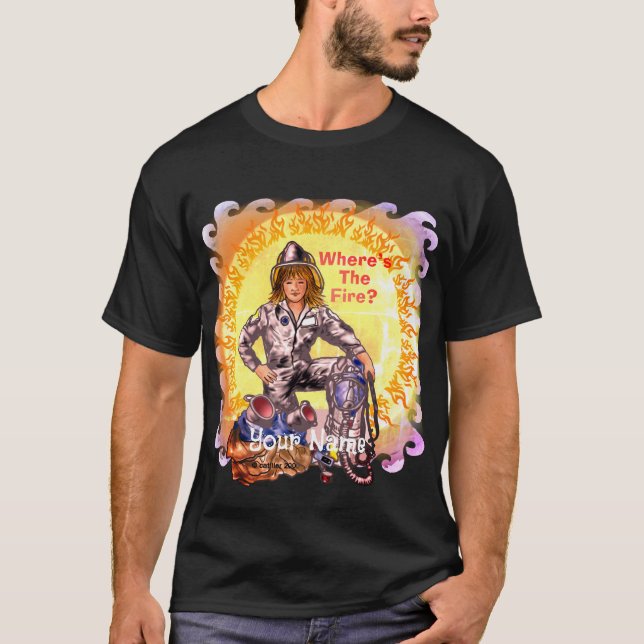 Camiseta para bomberos (Anverso)