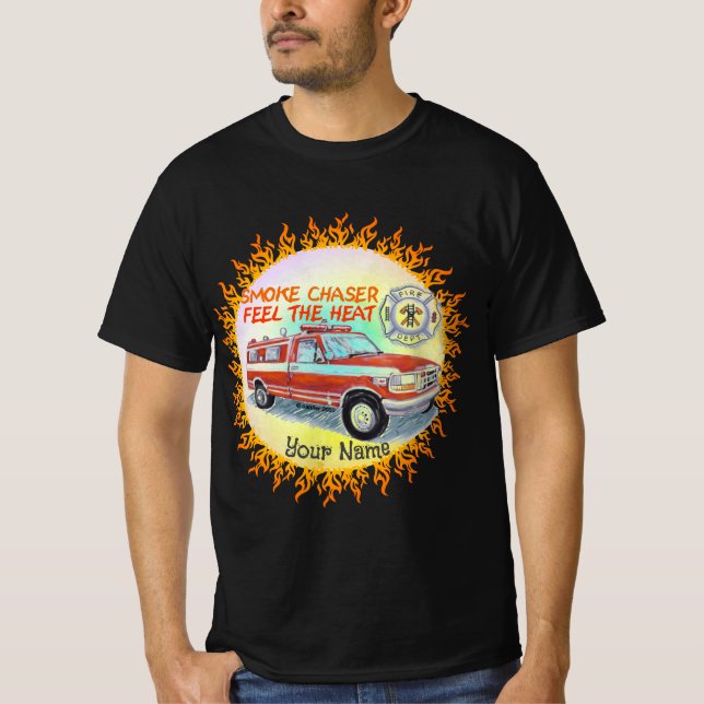 Camiseta para bomberos de humo (Anverso)