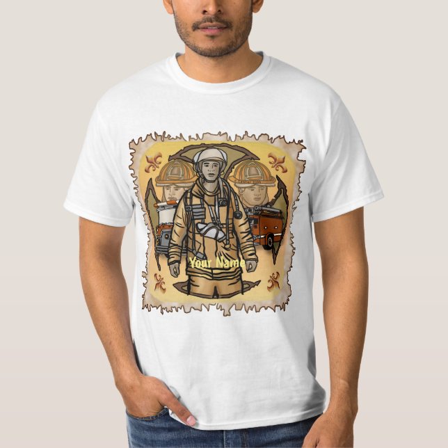 Camiseta para bomberos lista (Anverso)