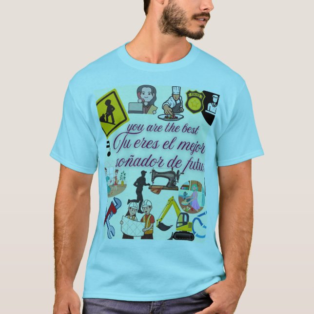 Camiseta para caballero activo 100% algodón. (Anverso)