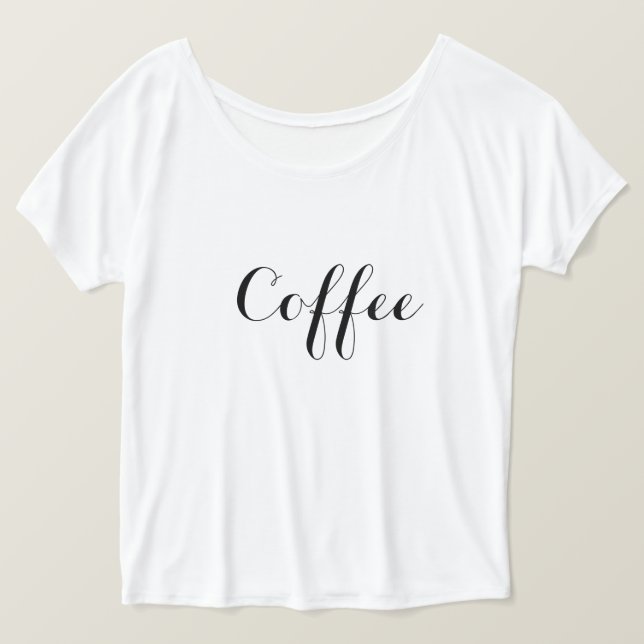 Camiseta para café (Anverso del diseño)