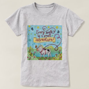 Camiseta para caminar de perro