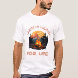 camiseta para campistas de diseño moderno