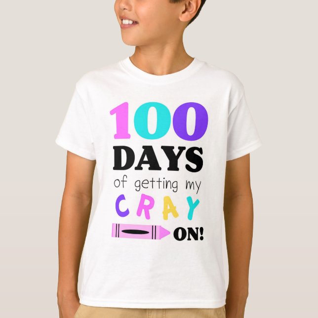 Camiseta para celebrar 100 días de guardería (Anverso)