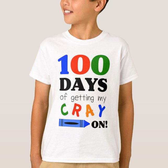 Camiseta para celebrar 100 días de guardería (Anverso)