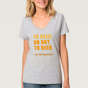 Camiseta Para Cerveza O No Ser William Shakesbeer Shakesbee