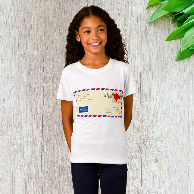 Camiseta para Chicas de sobre de Airmail (Subido por el creador)
