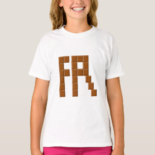 Camiseta para chicas FR CHOCOLATE