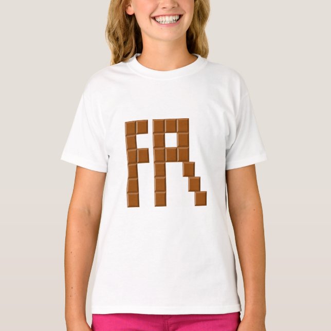 Camiseta para chicas FR CHOCOLATE (Anverso)