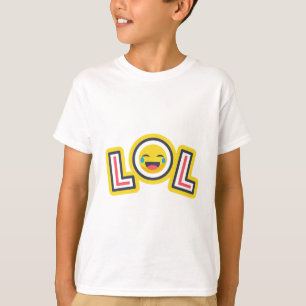 Camiseta para chicos con emoji de LOL Smiley - Div
