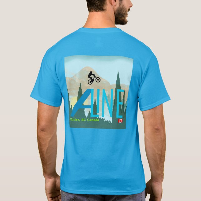 Camiseta para ciclismo de montaña Whistler (Reverso)