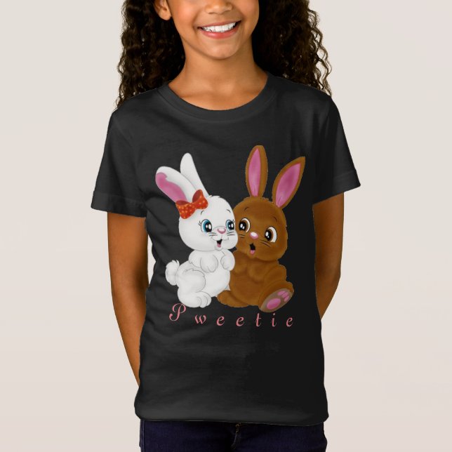 Camiseta para conejos bebés (Anverso)