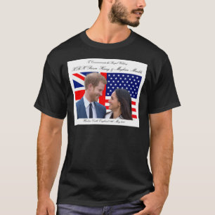 Camiseta Para conmemorar al Boda real Harry y Meghan