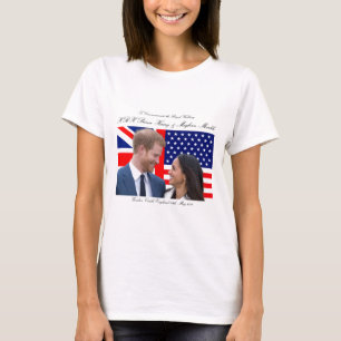 Camiseta Para conmemorar al Boda real Harry y Meghan