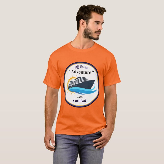 Camiseta para cruceros Carnival Adventure (Anverso completo)
