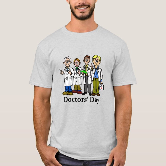 Camiseta para cuatro Médicas masculinos (Anverso)