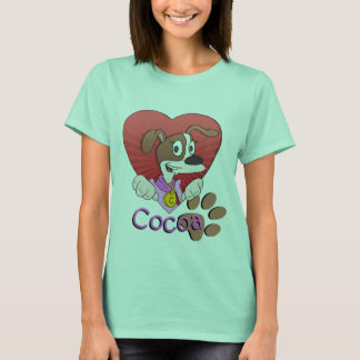 Camiseta para damas de cacao