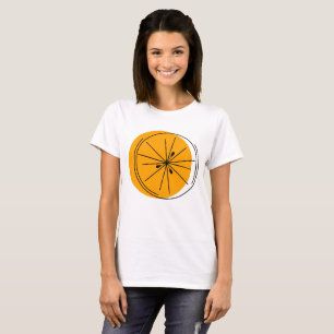 Camiseta para damas de Citrus Naranja