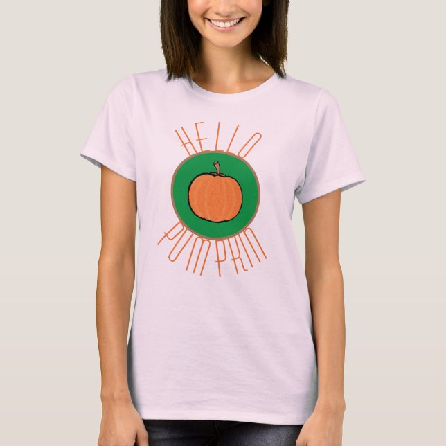 Camiseta para damas de otoño/Halloween (Anverso)