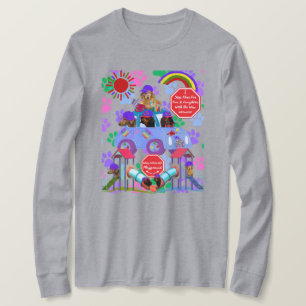 Camiseta para Damas de Parque de Perros Salchicha