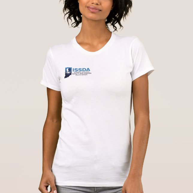 Camiseta para damas ISSDA (Anverso)