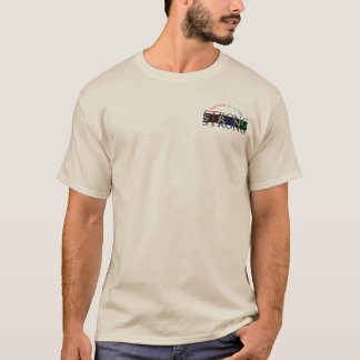 camiseta para diseño de camiseta FUERTE NUNCA TE r