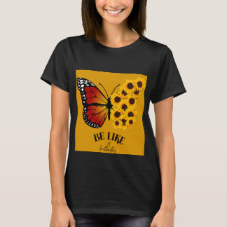Camiseta para disfrutar con una hermosa mariposa
