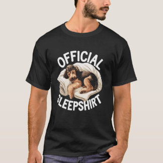 Camiseta para dormir pijama oficial de perro poodl