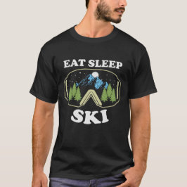 Camiseta para dormir Ski Snowboard Goggles T-Shirl