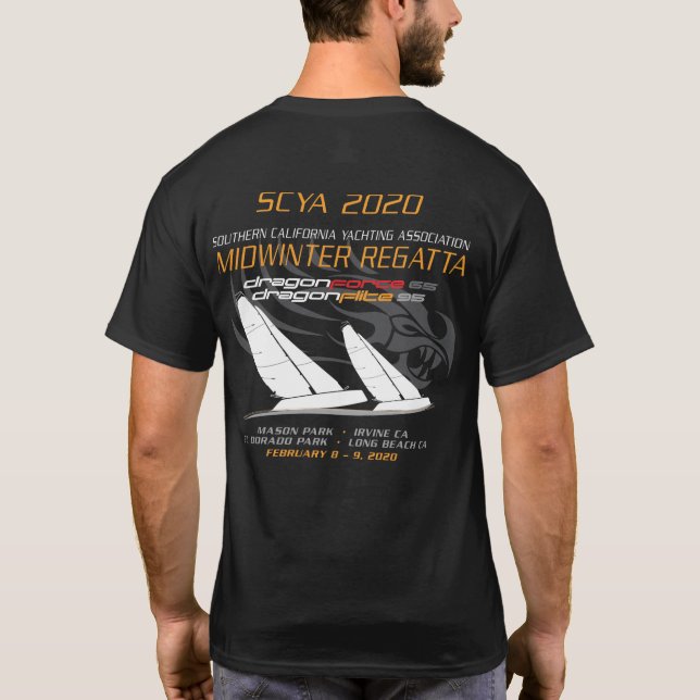 Camiseta para DragonForce y Dragon Flite 2020 (Reverso)