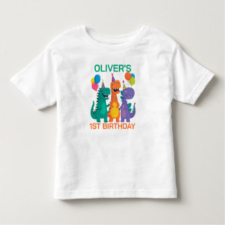 Camiseta para el 1er cumpleaños de Little Dino