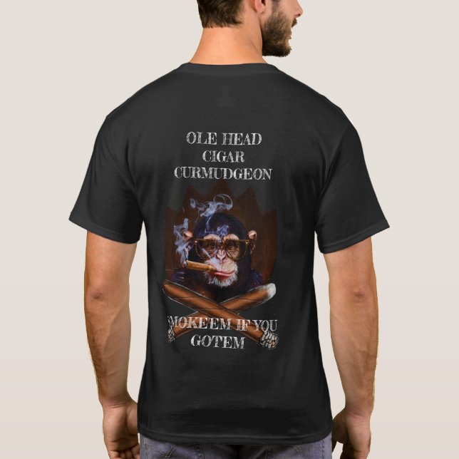 Camiseta Para el aficionado al cigarro (Reverso)