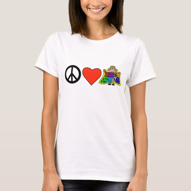 Camiseta para el amor por la paz (Anverso)
