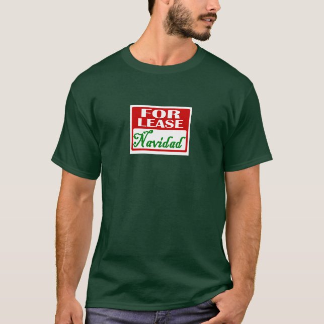 Camiseta Para el arriendo: Navidad (Anverso)