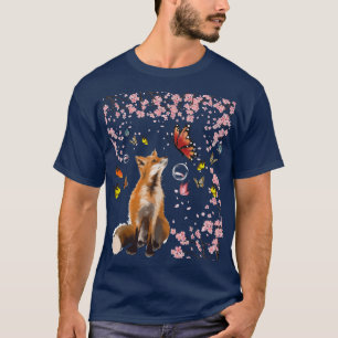 Camiseta Para el arte japonés: flor de cerezo Sakura Vinta