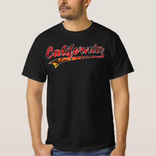 Camiseta para el atardecer masculino de California