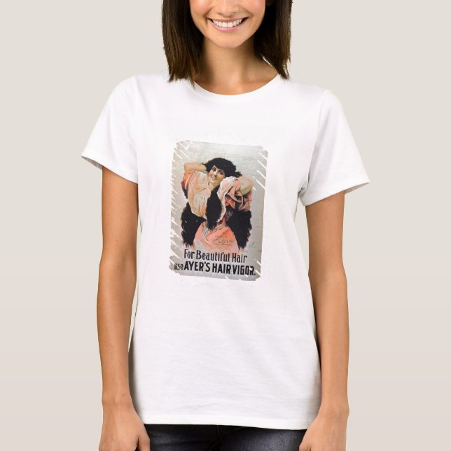 Camiseta 'Para el cabello hermoso use el Vigor del pelo de  (Anverso)