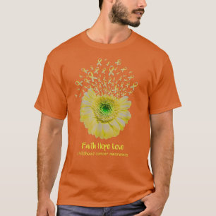 Camiseta para el cáncer infantil, camiseta para el
