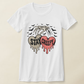 Camiseta para el corazón - Halloween en Kawaii