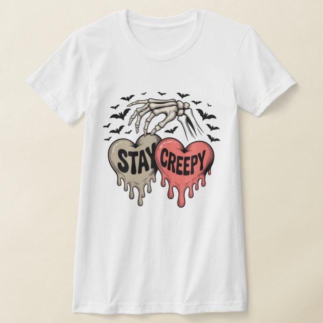 Camiseta para el corazón - Halloween en Kawaii (Distribución)