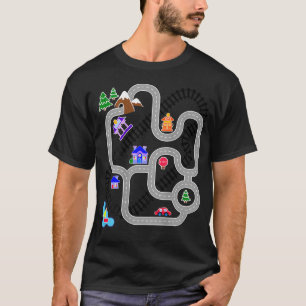 Camiseta Para el Día del Padre Alfombra de Juego de Tren de