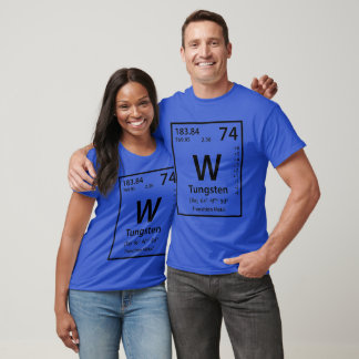 Camiseta para el elemento de tungsteno (negro)