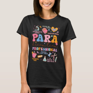 Camiseta Para el equipo de ensueño paraprofesional primer d