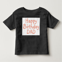 Camiseta para el feliz cumpleaños de DAD