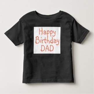 Camiseta para el feliz cumpleaños de DAD