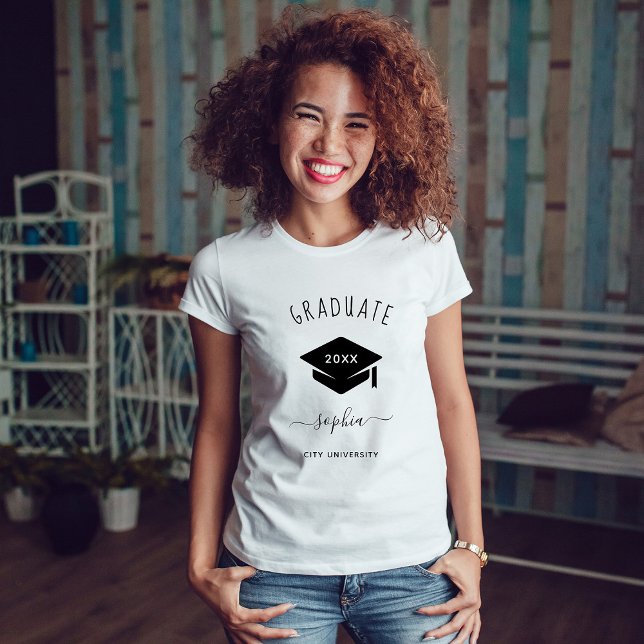 Camiseta Para el graduado | Elegante año de clase de texto  (Subido por el creador)