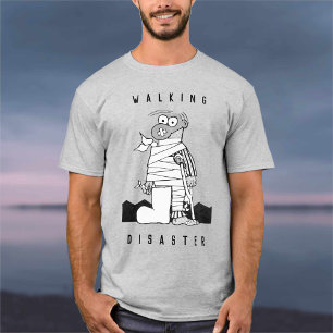 Camiseta Para el hombre que es un desastre para caminar