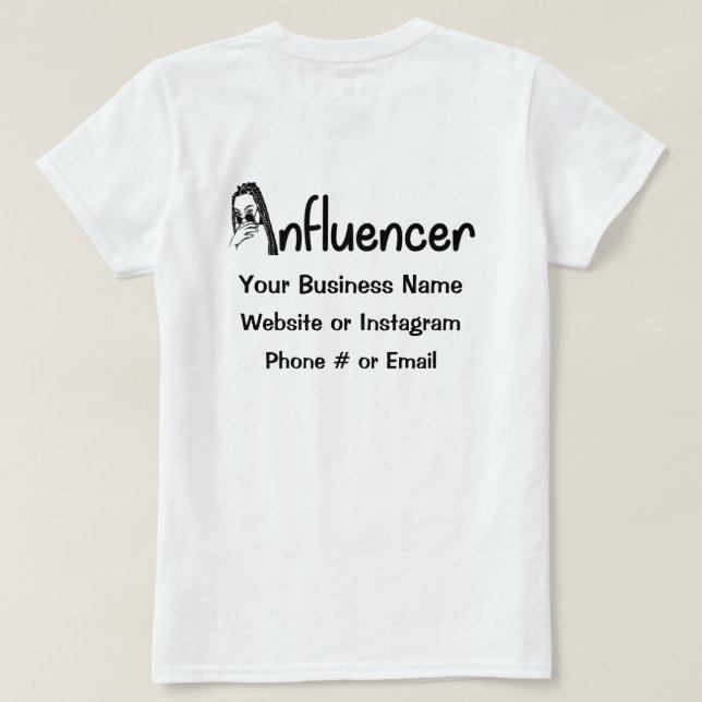 Camiseta para el interior del guardabarros (Reverso del diseño)